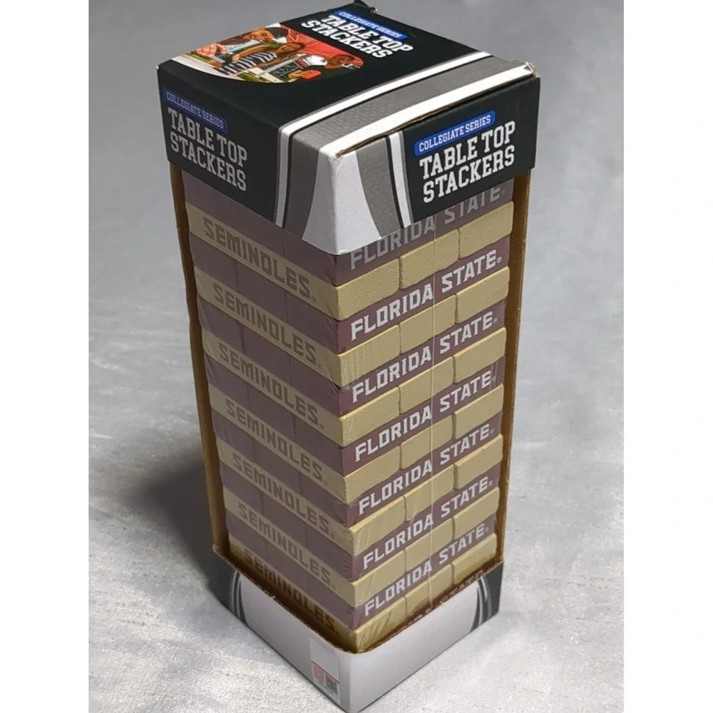 FSU Seminoles Table Top Stackers Block Game NEW‎
